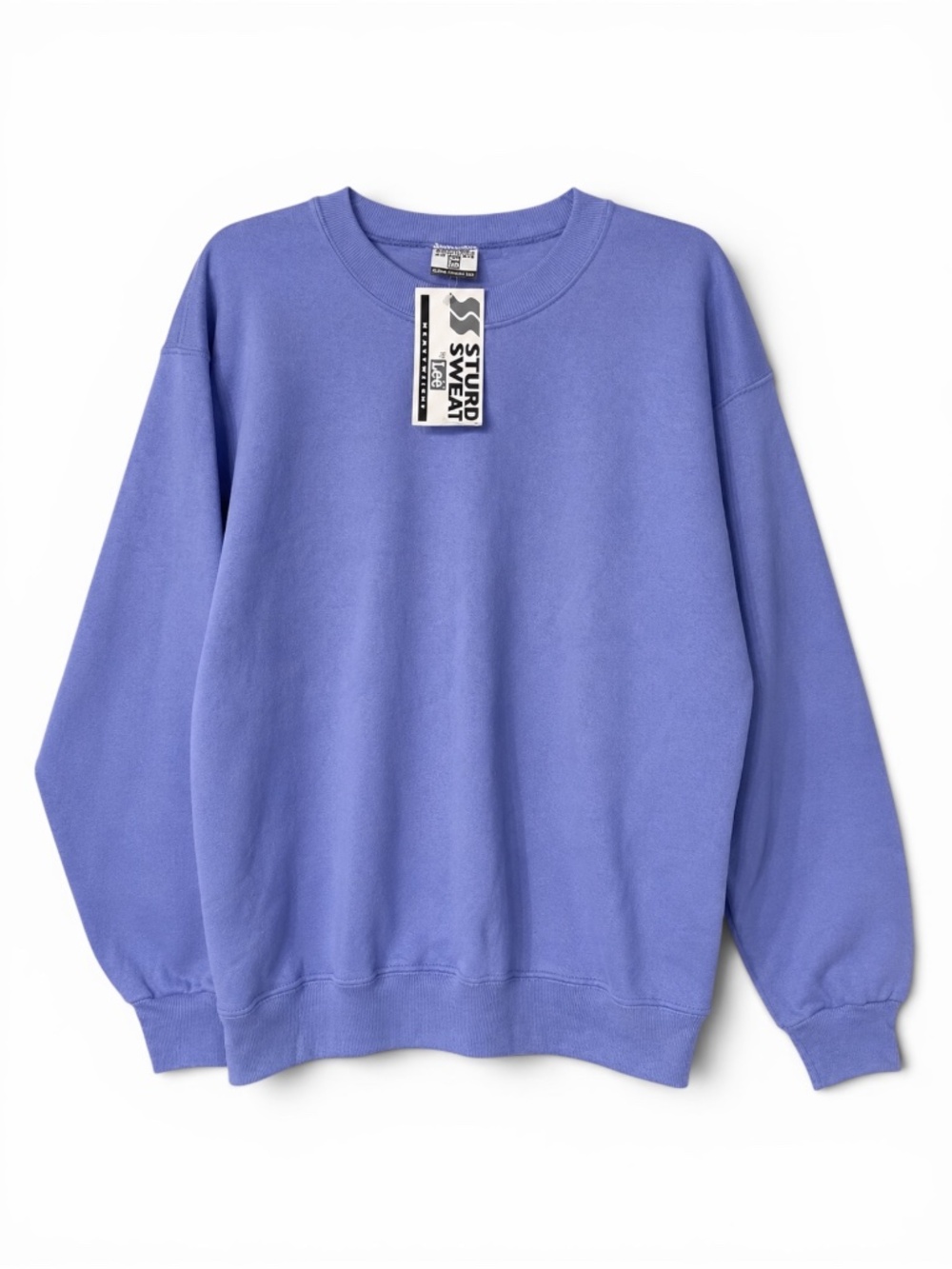 Vintage 90s Lee Sturdy Sweats Crewneck Sweatshirt USA Deadstock NWT Orchid L
